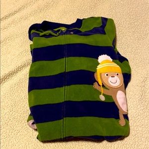 1-Piece Animal Fleece Footie PJs